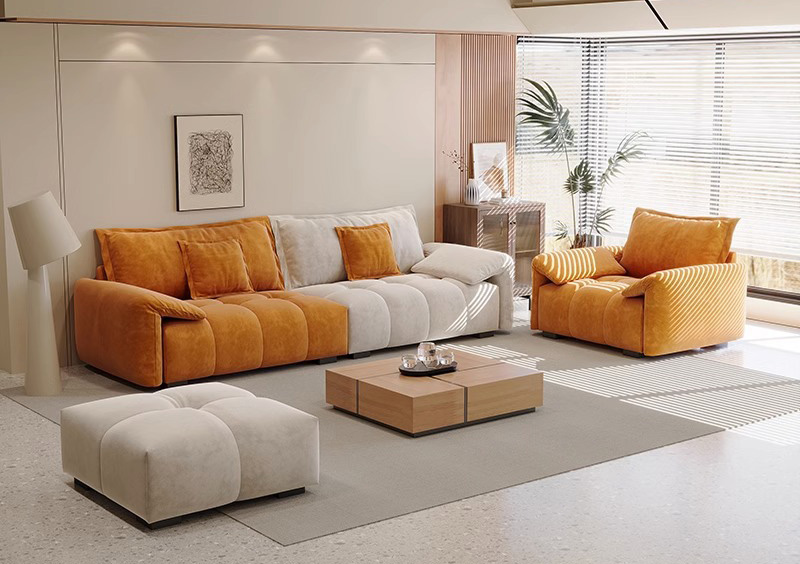 现代轻奢风小户型沙发推荐|意式极简科技布沙发 现代轻奢风小户型沙发推荐|意式极简科技布沙发